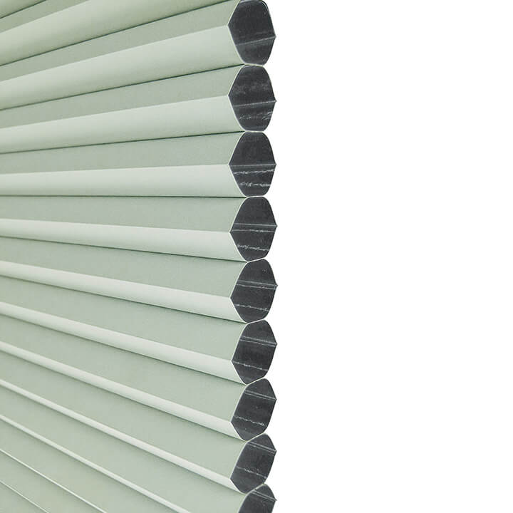 Odense Cordless Blackout Honeycomb Shades Water Green