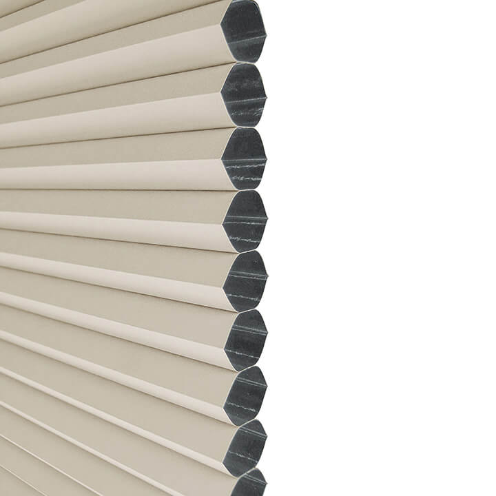Odense Cordless Day And Night Blackout Honeycomb Shades Winter White