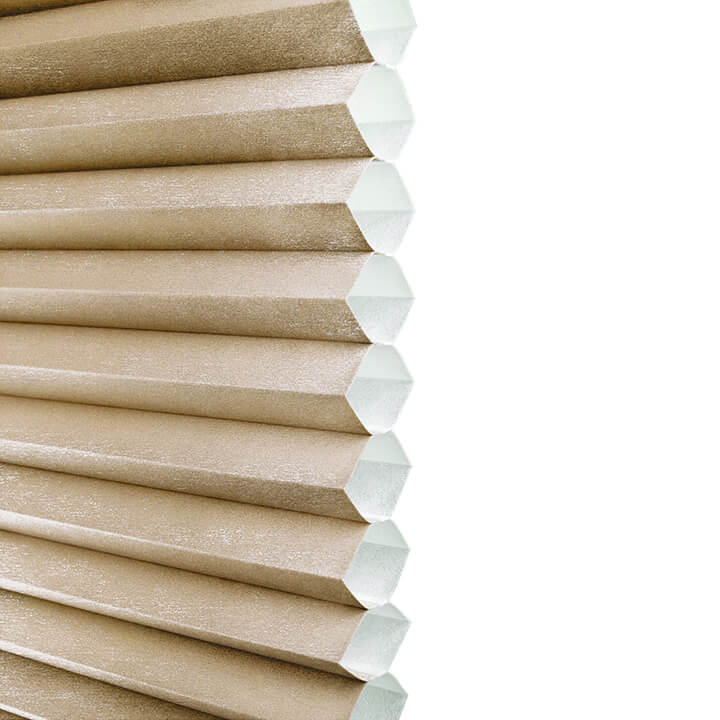 Odense Cordless Top-Down/Bottom-Up Light-Filtering Honeycomb Shades Pongee