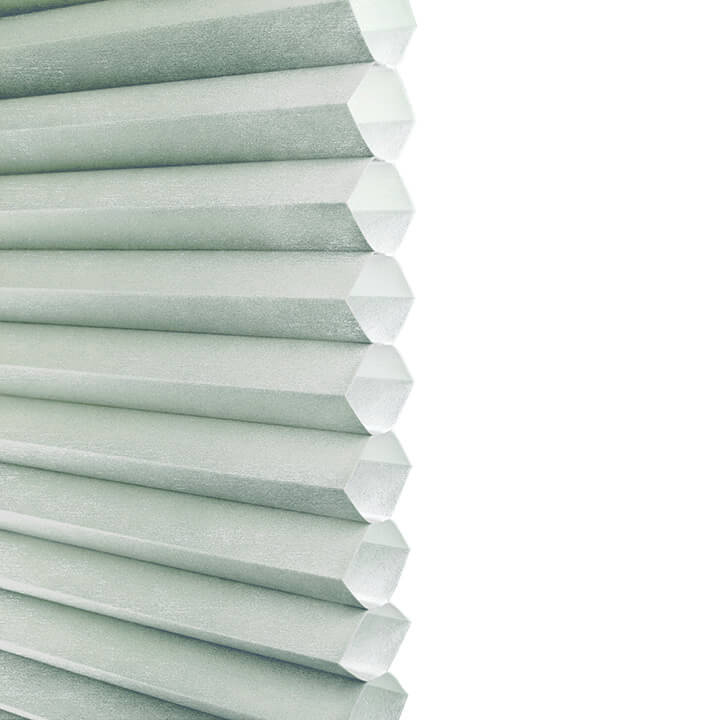 Odense Cordless Top-Down/Bottom-Up Light-Filtering Honeycomb Shades Water Green