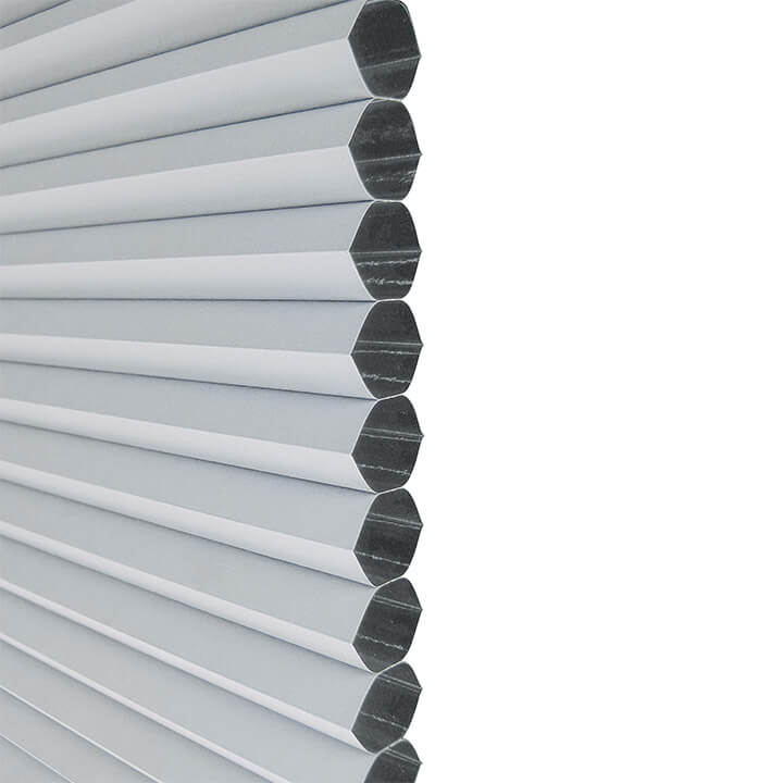 Odense Cordless Day and Night Blackout Honeycomb Shades off-white