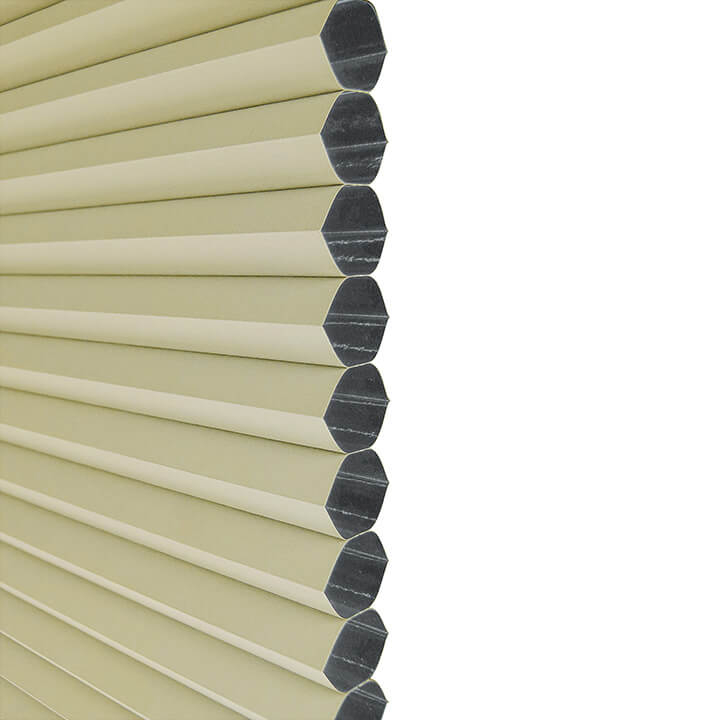 Odense Motorized Blackout Honeycomb Shades Spring green