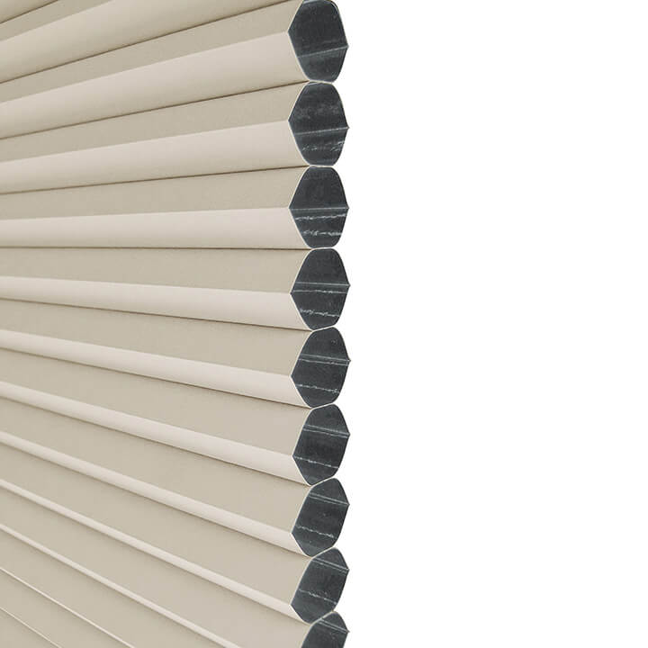 Odense Cordless Blackout Honeycomb Shades Winter white