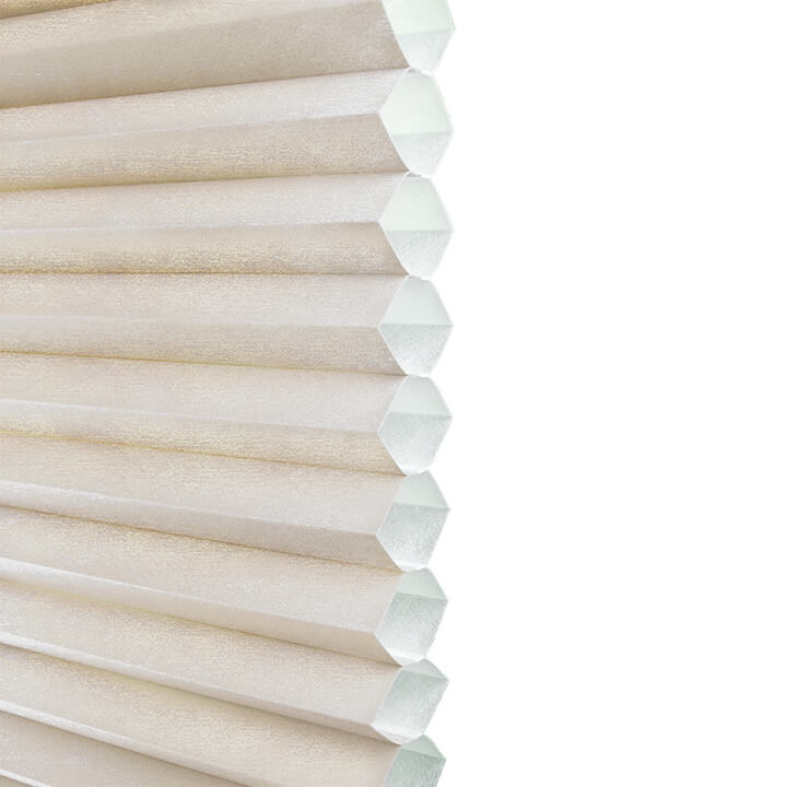 Odense Cordless Top-Down/Bottom-Up Light-Filtering Honeycomb Shades Alabaster