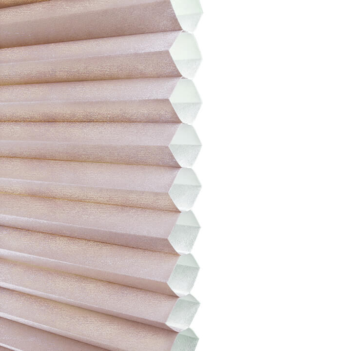 Odense Cordless Light-Filtering Honeycomb Shades Roseate