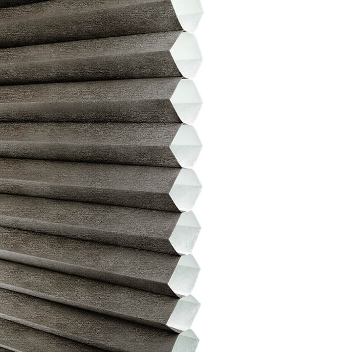 Odense Cordless Top-Down/Bottom-Up Light-Filtering Honeycomb Shades Anthracite