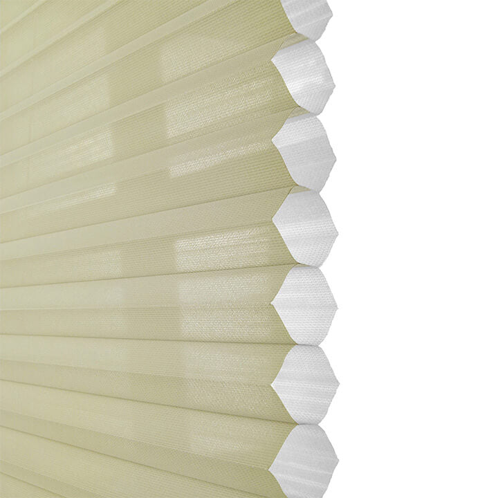 Randers Cordless Top-Down/Bottom-Up Sheer Honeycomb Shades Spring Green